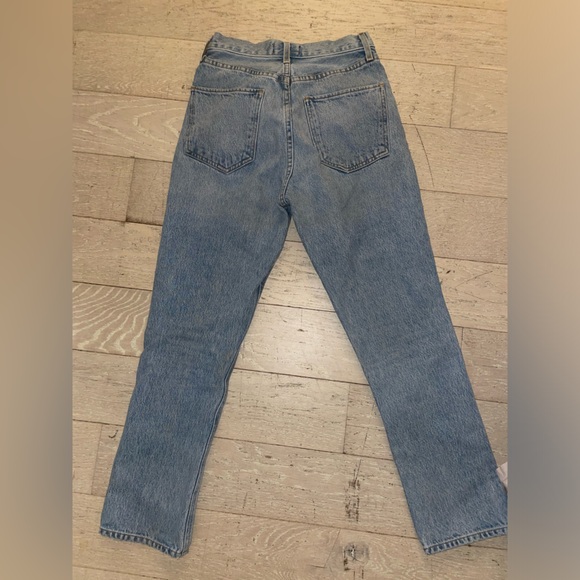 Agolde Riley High Rise Straight Crop (size 23) - Picture 4 of 4